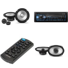 Alpine UTE-73BT, RUE-4360 Remote with 1 Pair Alpine S2-S65C Type S 6.5" Compo...