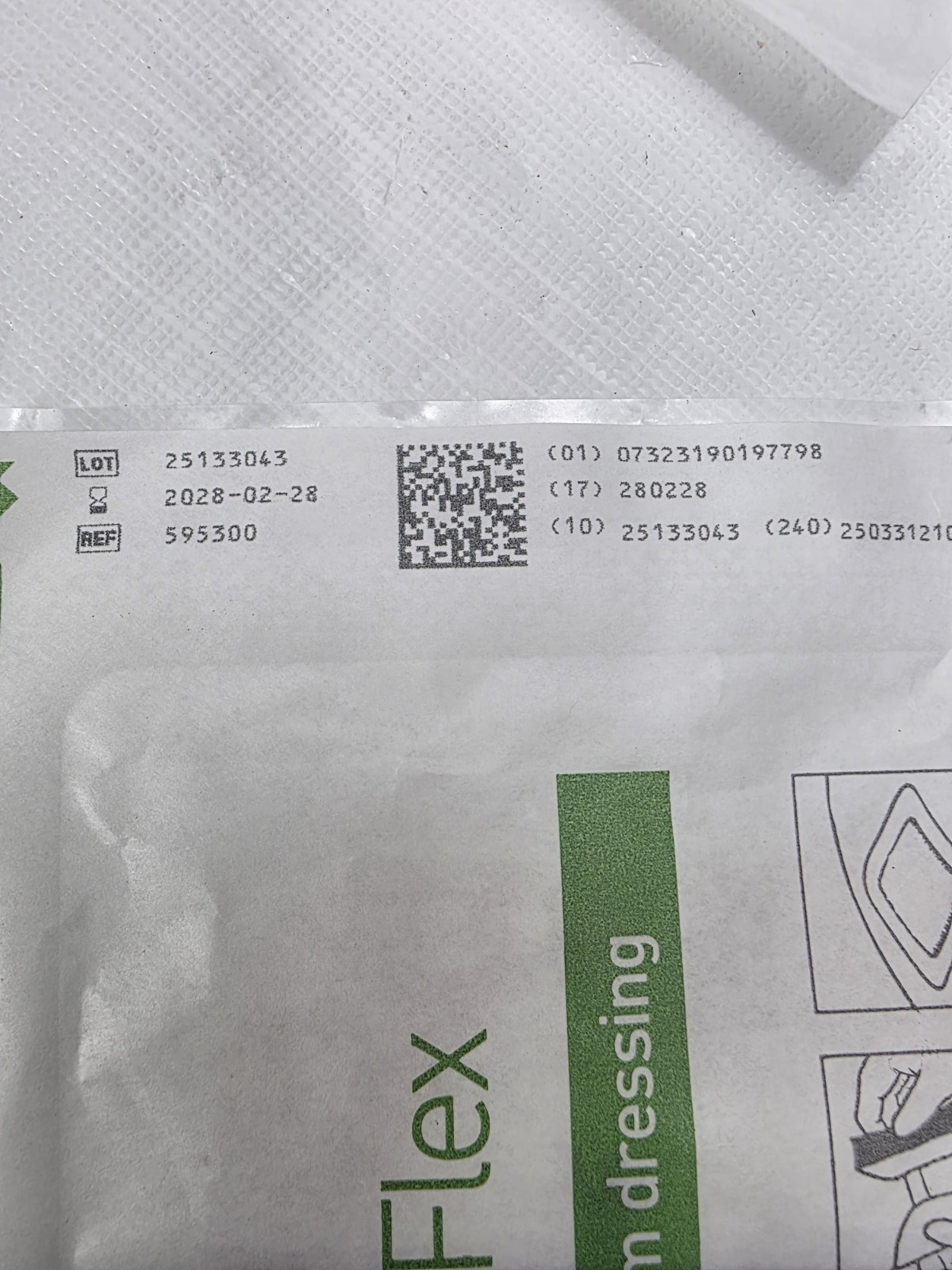 Molnlycke Mepilex Border Flex 4" x 4" Self-Adherent 595300 Lot Of 10 Dressings