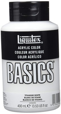 Liquitex Basics Acrylic Paint, 13.5Oz Squeeze Bottle, Titanium  Kitchen