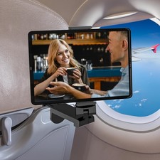 Universal Airplane Tablet Holder Mount, Travel Stand, Handsfree Travel with M...