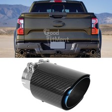 For Ford Ranger F-150 Carbon Fiber 2.5" Inlet 3.5" Outlet Exhaust Trim Pipe Tip