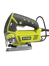 RYOBI JS481LG 4.8 Amp Corded Variable Speed Orbital Jig Saw NO BLADE / GRAFFITI