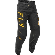 Fly Racing Men's Kinetic Center Pants - Black/Gold - US Size 38 C378-53038