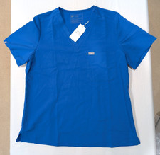FIGS Women s Catrina One Pocket Scrub Top Blue Size XL New w/ Tags Free Shipping