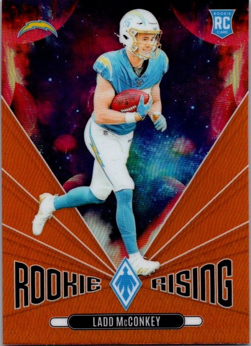 2024 Panini Phoenix - Rookie Rising Orange #RR-LMY Ladd McConkey