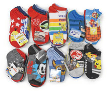 5-Pack Licensed Assorted Kids' No-Show Socks