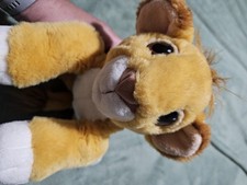 Authentic Mattel Disney Vintage 1993 The Lion King Floppy Simba Plush Toy