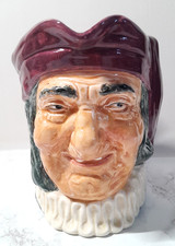 Royal Doulton Simon The Cellarer Large Character Jug D5504 Early C Noke