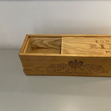 Bin  12.75" LONG x 4" WIDE WOODEN FONSECA BIN No. 27 PORT BOX c/w SLIDE LID