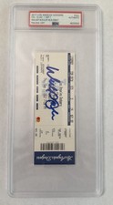 Walker Buehler Dodgers Signed Autogrpahed MLB Debut Ticket PSA