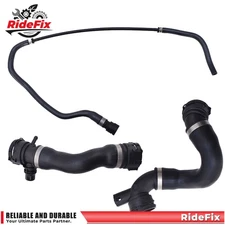 For BMW 128i 328i 328xi 2.0L 3.0L 2 Radiator Coolant Hose + Vent Line Hose Set