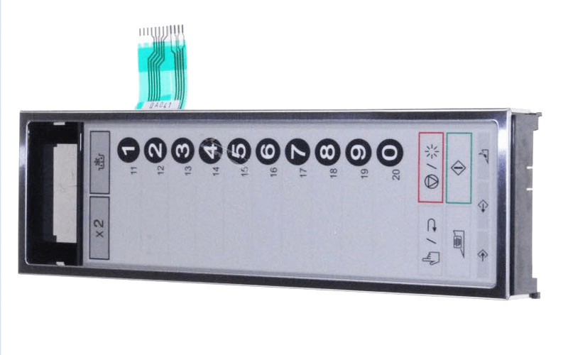 Clavier Panasonic FPNLCB774WRKZ robuste pour micro-ondes durable