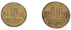 Peru 2 coins -  2004 20 Centimos & 2008 10 centimos  — photo 1