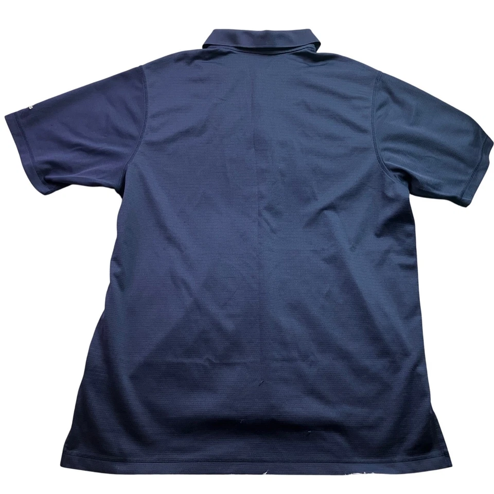 Camisa Adidas Para Hombre Grande Polo Águila Dorada Bordada Texturizada Logo Rendimiento Foto 2 de 4