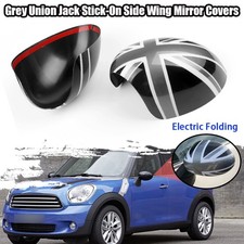 Union Jack Grigi Calotte Specchietto Retro Per Mini Cooper R55 R56 R57 R58 R59