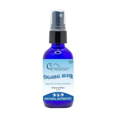 Glacier Peak Holistics Colloidal Silver for Dogs & Cats Multi Purpose Wellnes...