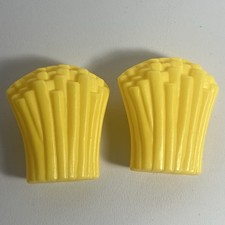 Lot Of 2 Plastic French Fries Pretend Play Fake Food Child  s Toy