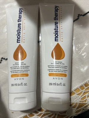 Avon Moisture Therapy Daily Skin Defense Body Wash And Body Lotion