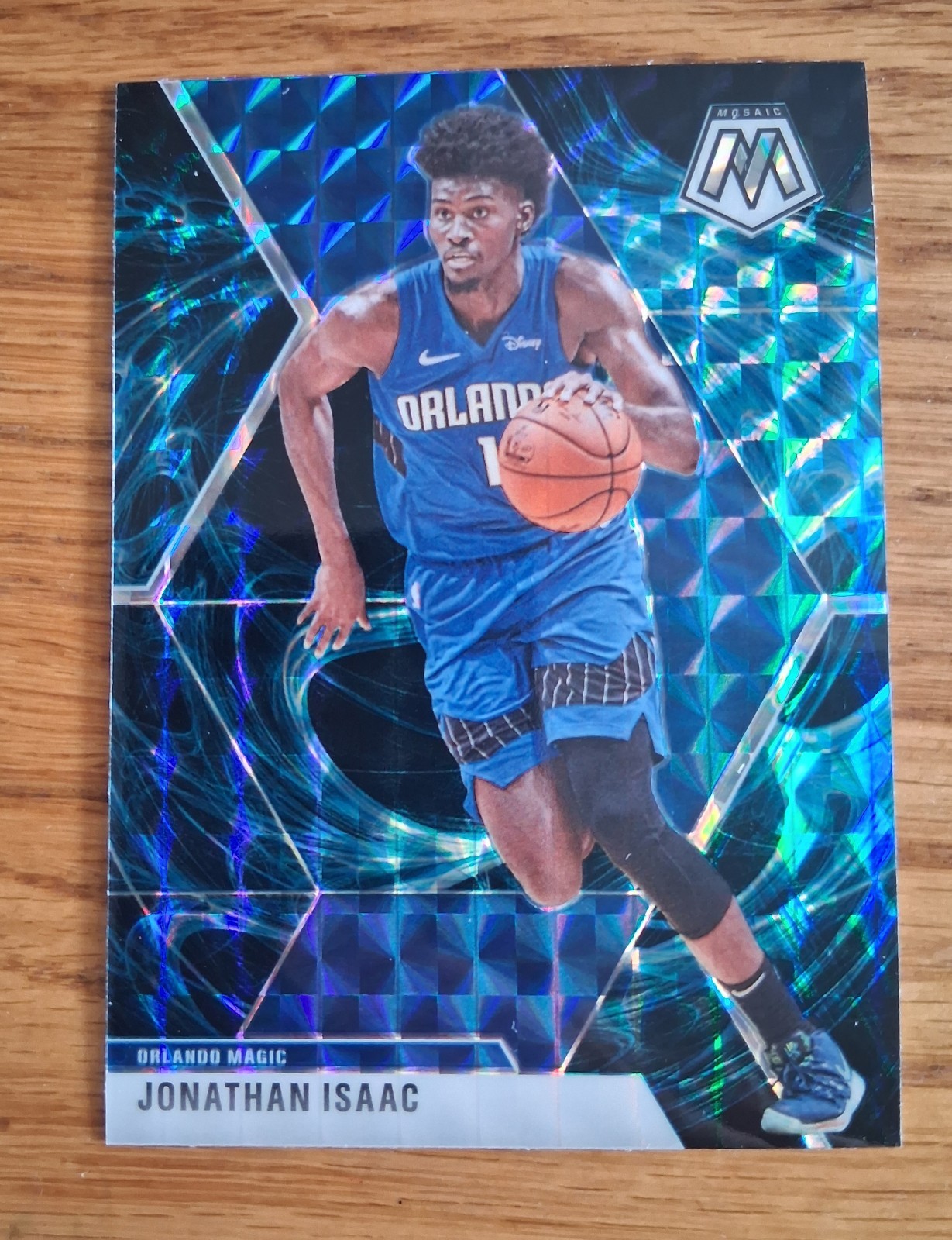 2019-20 JONATHAN ISAAC Panini Mosaic Genesis Paralell SP #200, Magic