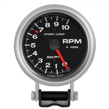 Autometer 3700 Sport-comp Series 3-34 Pedestal Tachometer Gauge 0-10000 Rpm
