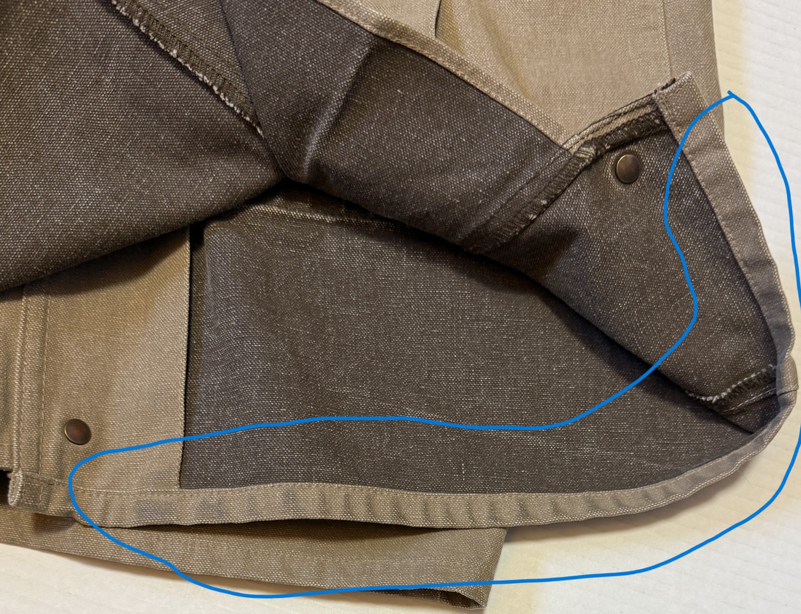 OUTBACK WEST Countryman - Men's Waxed Canvas Waterproof Duster Jacket - Medium