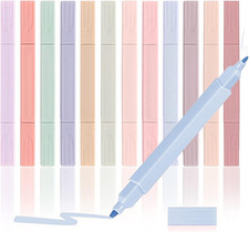 Bible Highlighters Assorted Colors,Highlighters for Bibles That Do Not Bleed Dua