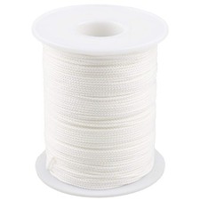 Nylon Thread Twine for Gardening Braided Bracelets DIY 1mm-394feet, White
