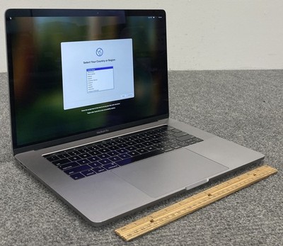 Apple MacBook Pro A1990 MR932LL/A 2018 2K 15.4'' i7-8750H 16GB 512GB NVMe, As Is
