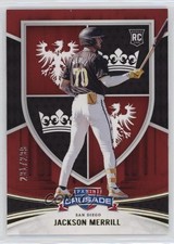 2024 Panini Crusade Red 291/299 Jackson Merrill #13 10w8