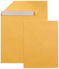 Amazon Basics 9x12" Brown Kraft Peel & Seal Catalog Mailing Envelopes, 250-Count