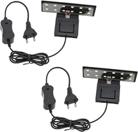 2 StüCk Aquarien Led Lampe Aquarium Licht Led Nano Aquarium Led Beleuchtung
