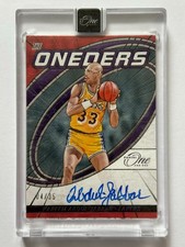 2023-24 Panini One And One Kareem Abdul-Jabbar The Oneders Signatures Auto /35