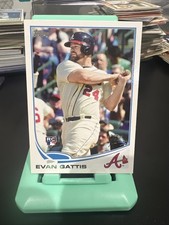 2013 Topps Series 2 Atlanta Braves Baseball Card #418 Evan Gattis Rookie. rookie card picture