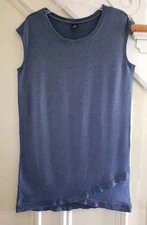 Active Life Women's Sleeveless Navy Tank Shift Athletic Dress / Coverup Size M