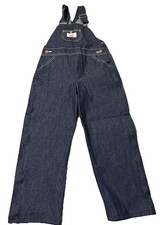 Round House Overalls Bibs Youth Kids Boys Girl's Size 7 Farmer Outdoor Country