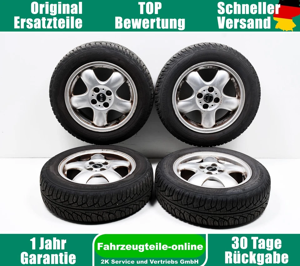 Winterkompletträder Satz Mini 676849813 15 Zoll 5,5J 45ET 4/100 175/65R15 84T - Bild 1 von 4