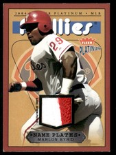 2004 Fleer Platinum #NPN/MB Marlon Byrd Nameplates Team #/470