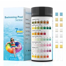 7in 1Teststreifen Aquarium Pool Becken Teich ...