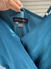 NWOT Banana Republic Teal Overall Dress