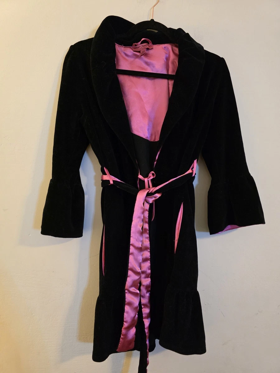 Robe De Soirée 2 Pièces Betsey Johnson – Top Crop à Paillettes Avec Nœud, Jupe Maxi, Taille 2, Occasion Très Bon état