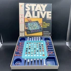 Stay Alive Milton Bradley 1971 Marble Game VTG Complete ORIGINAL GLASS MARBLES!