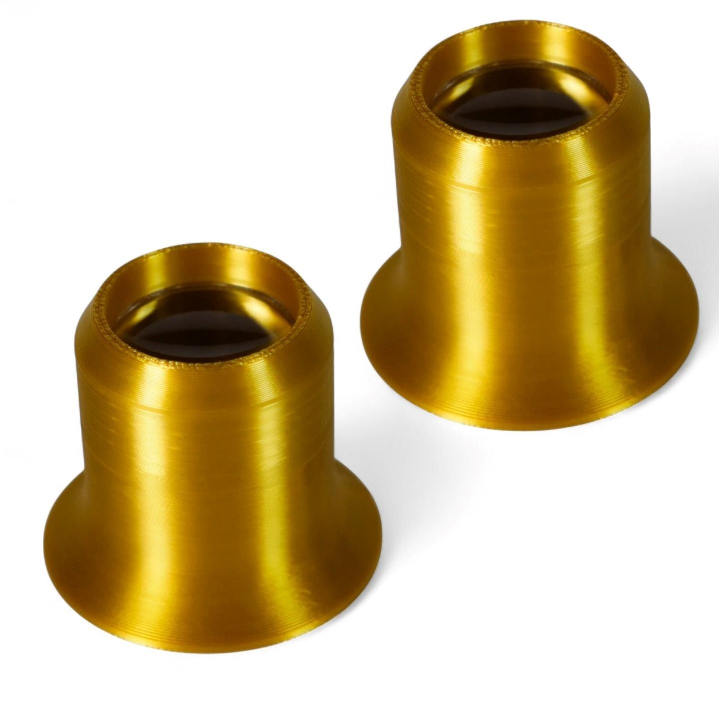 10X Jewelers Loupe Magnifier 2-Pack for Jewelry Inspection  