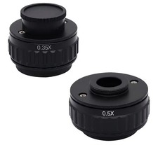 0.35X and 0.5X microscope C mount adapter for trinocular stereo microscope