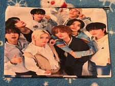 K-POP Themed Makeup & Toiletry Organizer Bag with Lining - Double-Sided Printed