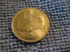 1998 Malta Coin 1 cent "WEASEL",   Uncirculated Beauty,  animal coin  very nice
