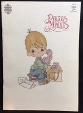 Gloria & Pat Precious Moments Dear Jon Cross Stitch Leaflet 1982