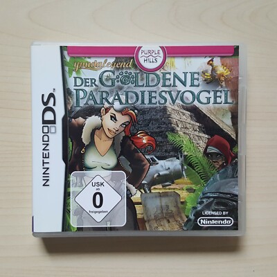 Der goldene Paradiesvogel in OVP mit Anleitung Nintendo DS NDS Boxed