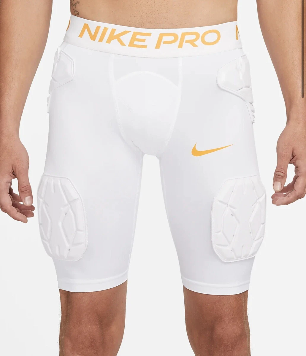 Nike Team Hyperstrong Boom Short Girdle - Mens - White/Gold