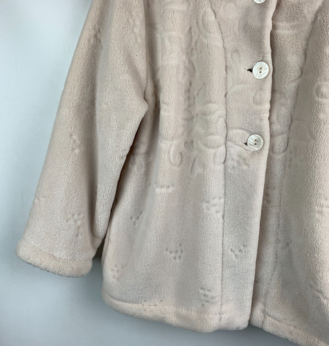 Stan Herman Vintage Jacket Beige Collared Buttons Pockets 3/4 Sleeve Size S - Picture 6 of 8