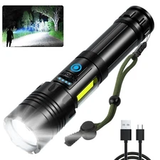 Rechargeable Led Flashlights High Lumens: 990,000 Lumen Super Bright Flashlig...